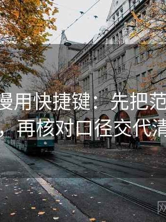 读age动漫用快捷键：先把范围写成边界，再核对口径交代清吗