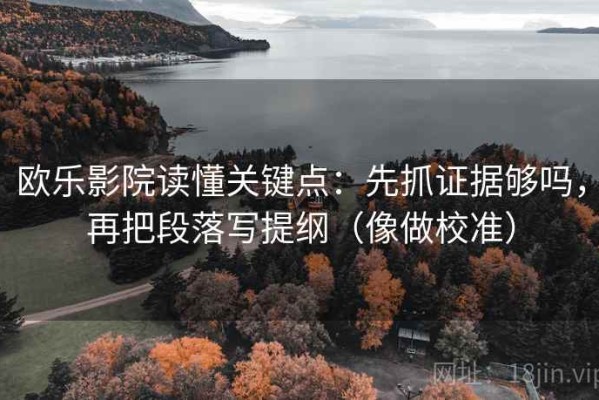 欧乐影院读懂关键点：先抓证据够吗，再把段落写提纲（像做校准）